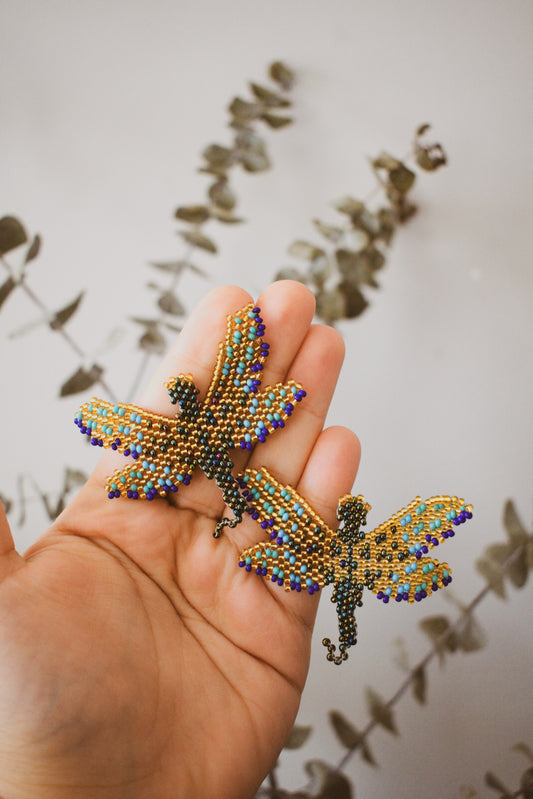 Dragonfly ✻ Embera Beaded Earrings