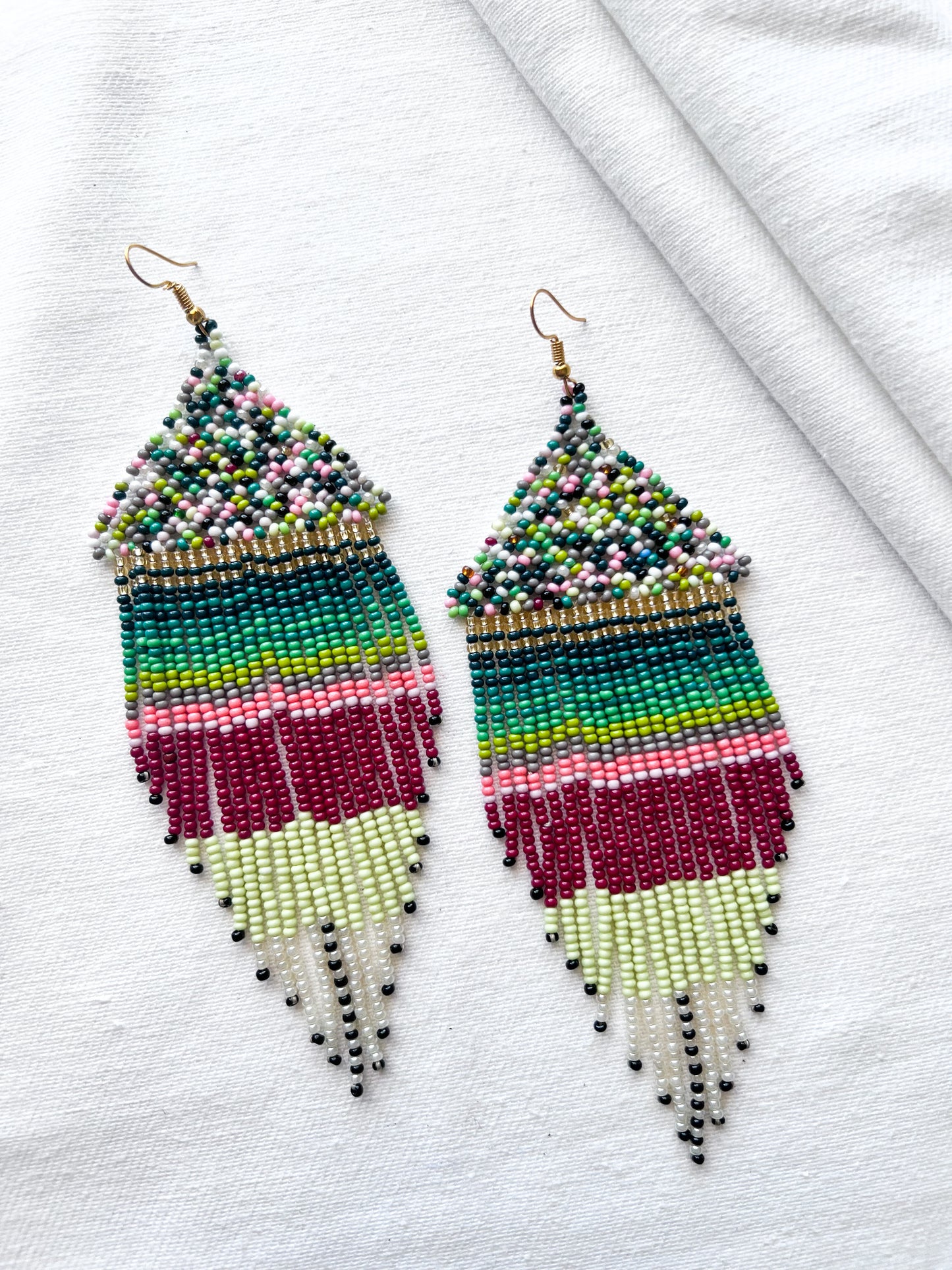 Retro Sunsets ✻ Inga Beaded Earrings