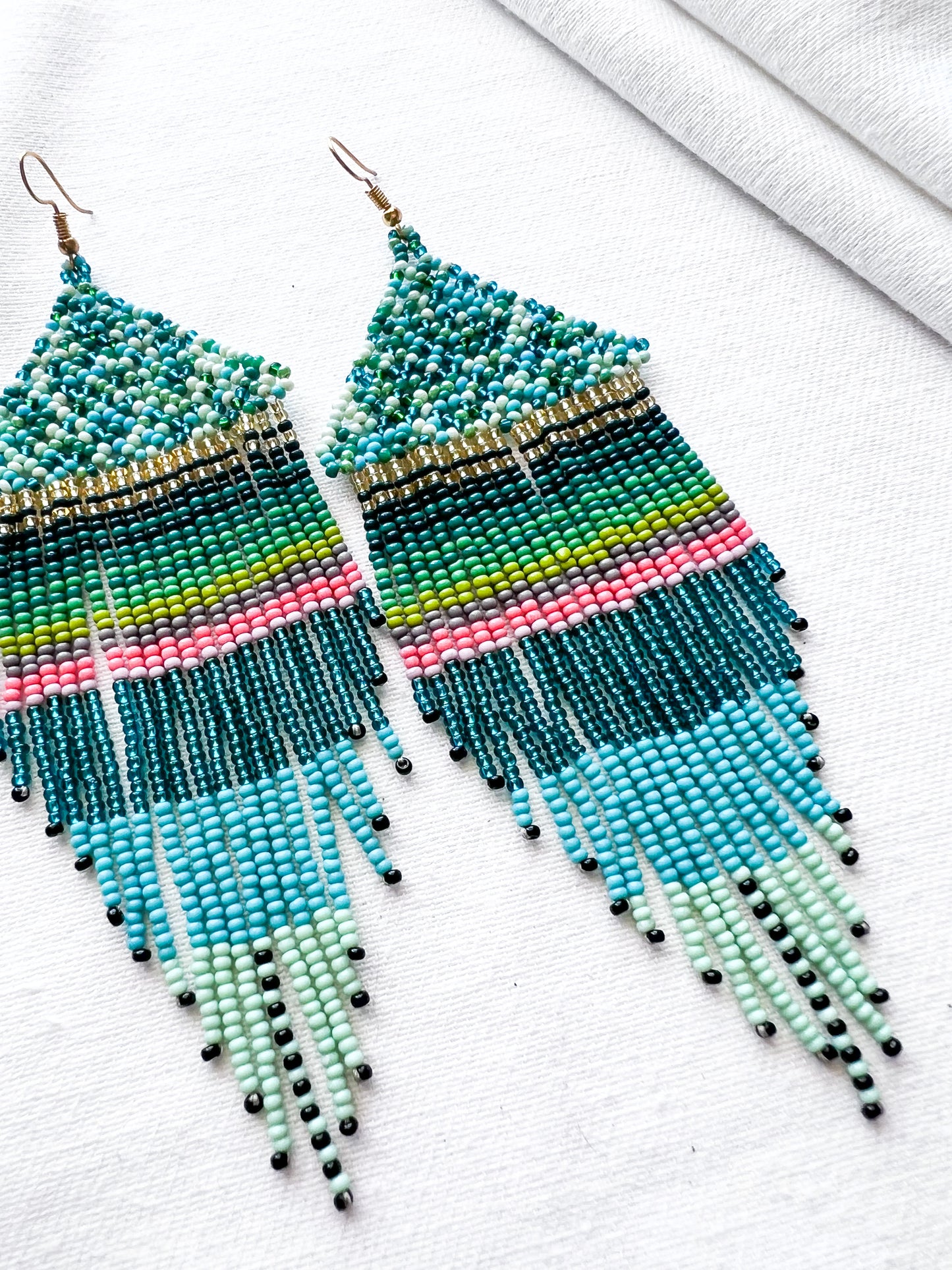 Retro Sunsets ✻ Inga Beaded Earrings