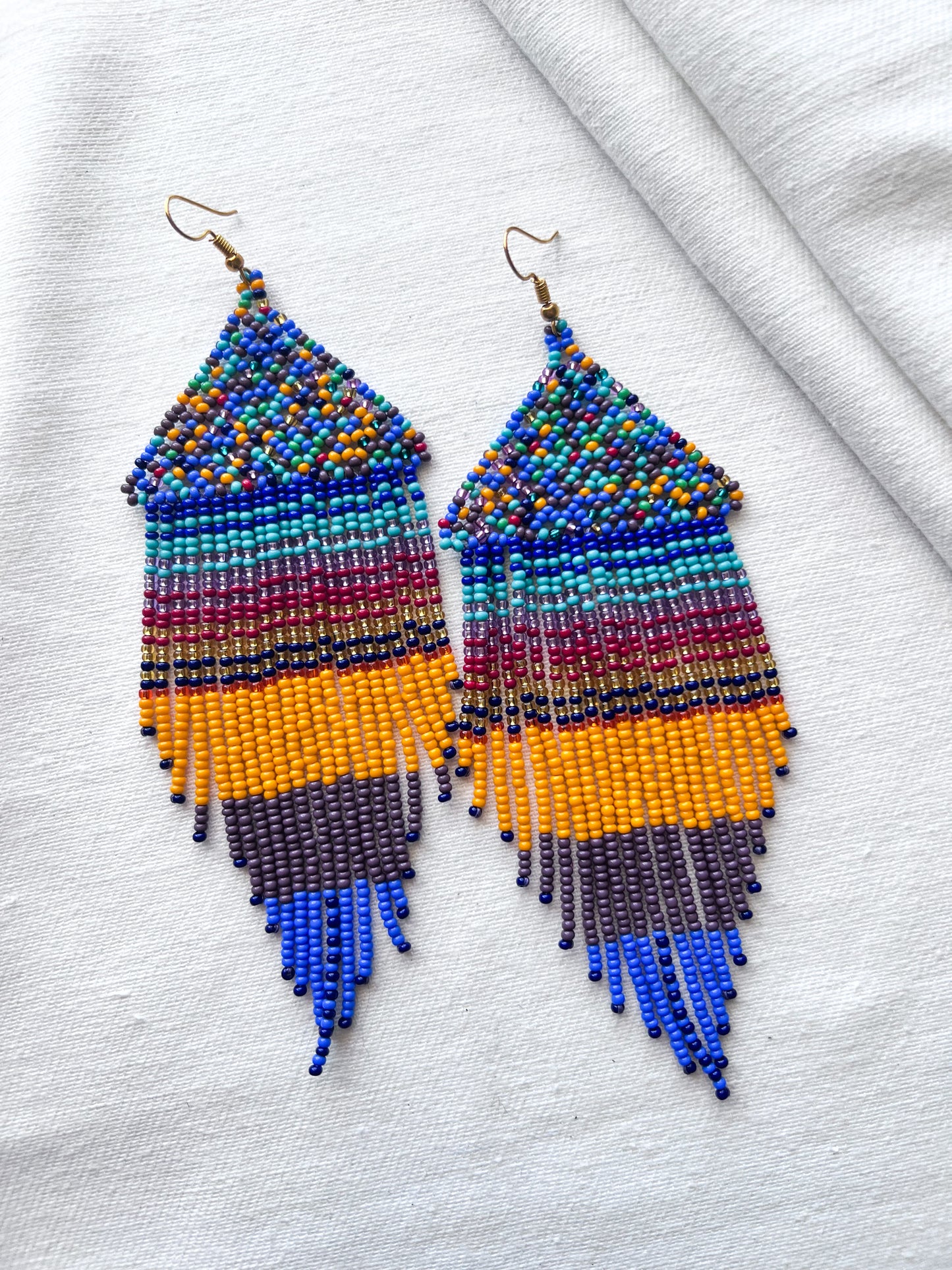 Retro Sunsets ✻ Inga Beaded Earrings