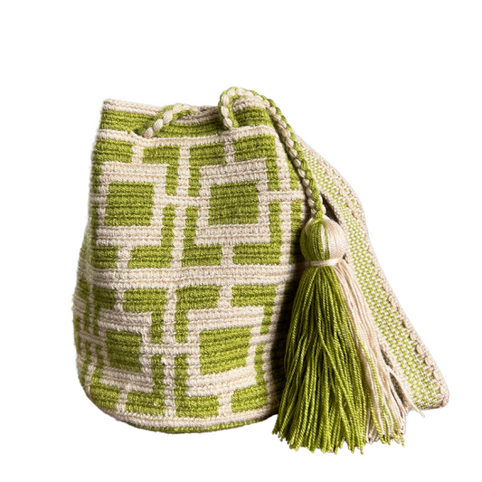 Greenie ✻ Mini Wayuu Mochila