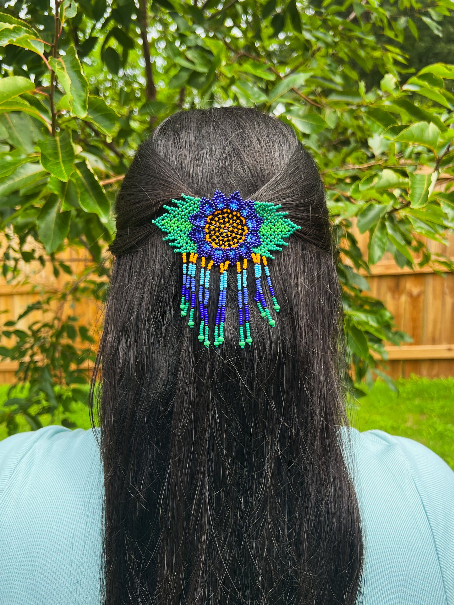 Flor Barrette ✻ Embera Beaded Hair Barrettes