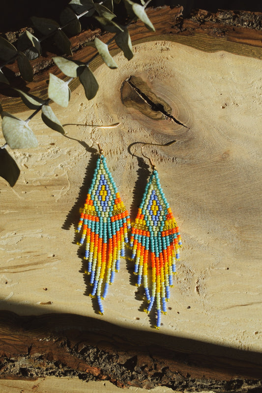 Diamanté ✻ Embera Beaded Earrings