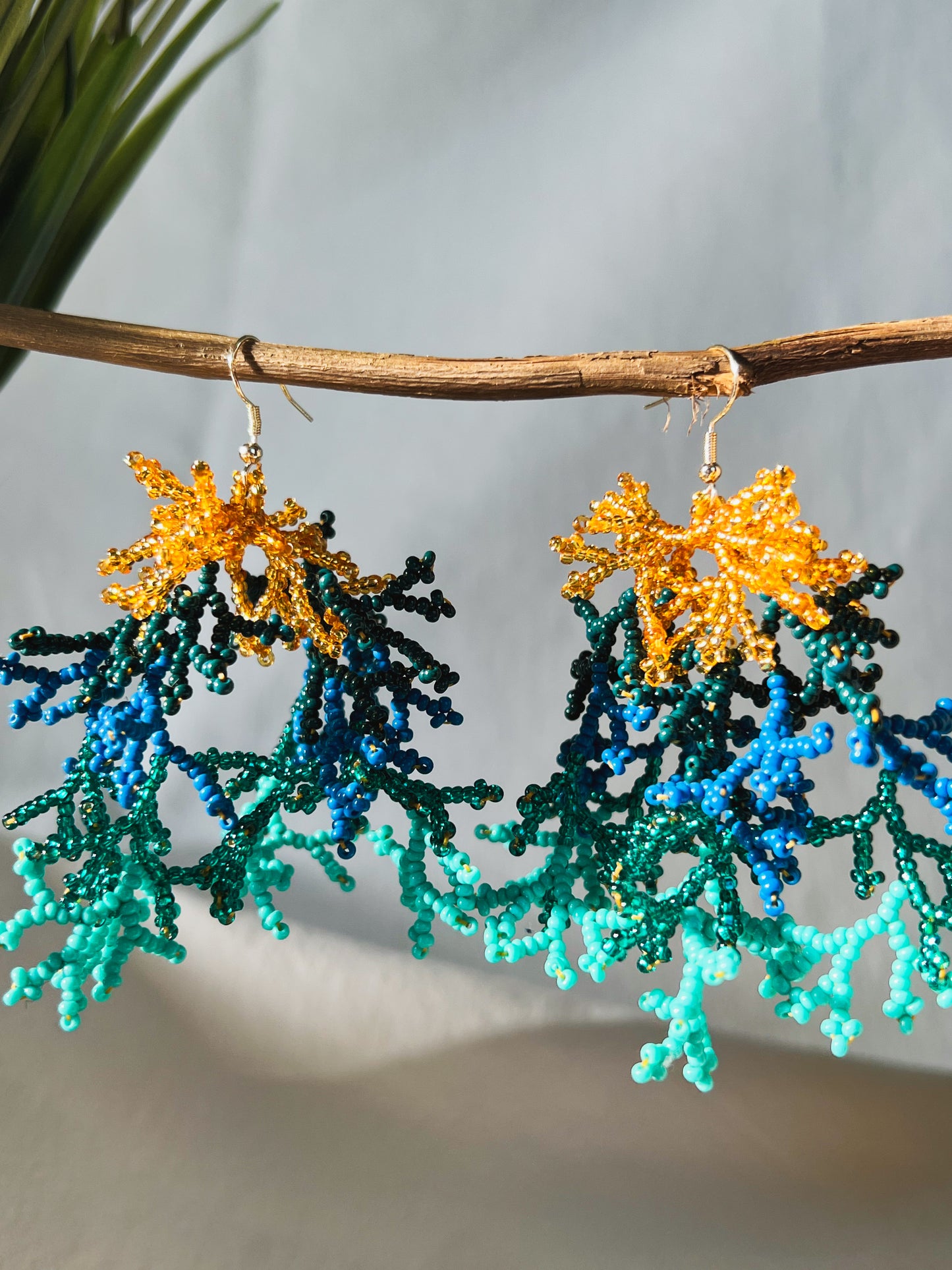 Corals ✻ Inga Beaded Earrings