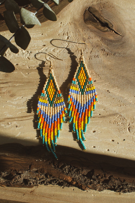 Diamanté ✻ Embera Beaded Earrings