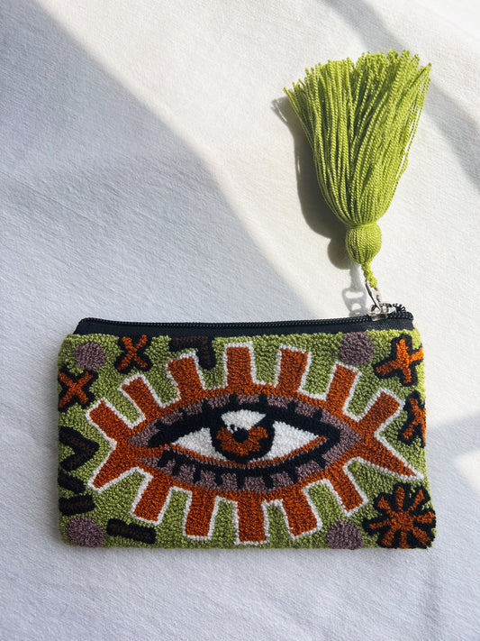 Ojos Tapizado ✻ Small Wayuu Clutch