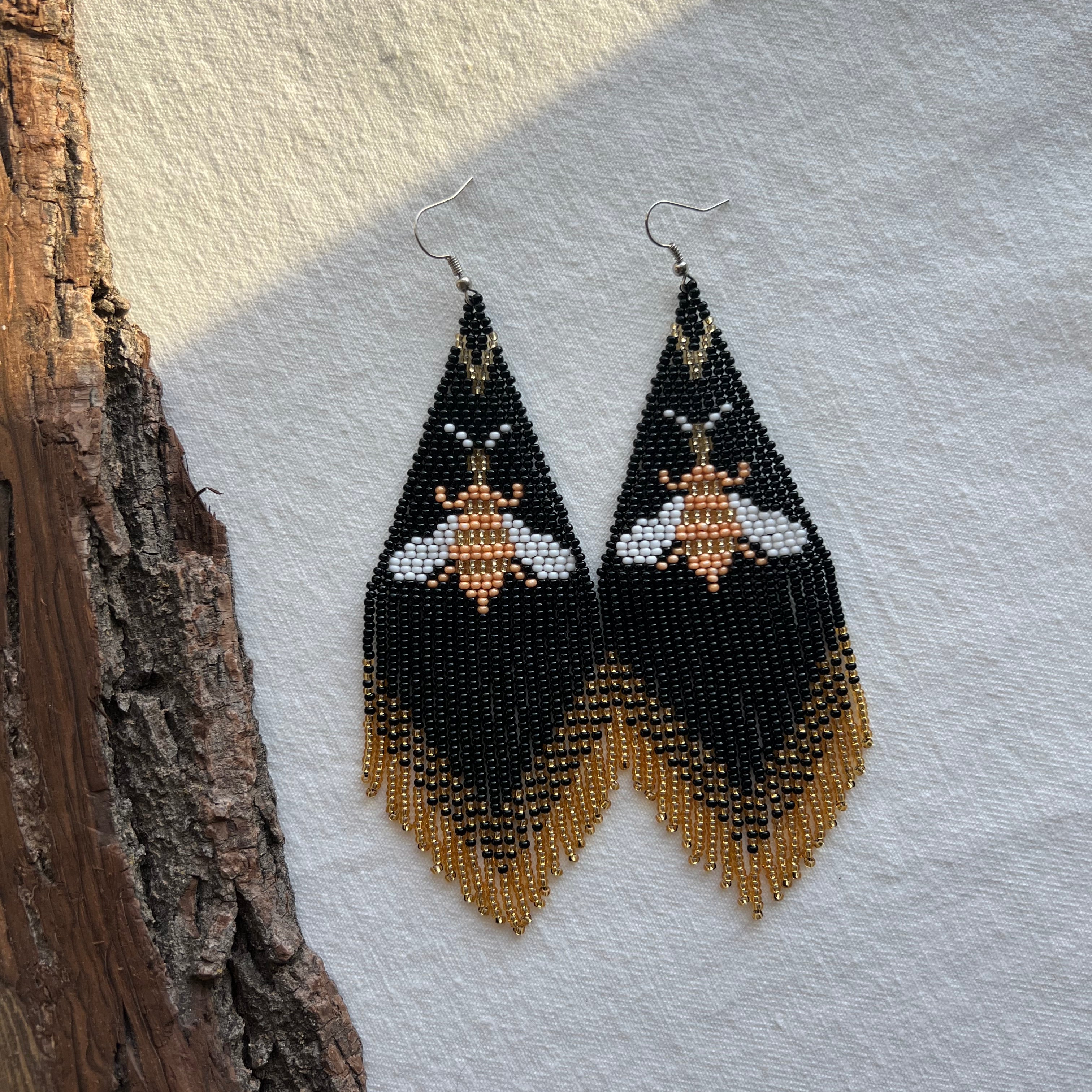 Abeja ✻ Misak Beaded Earrings