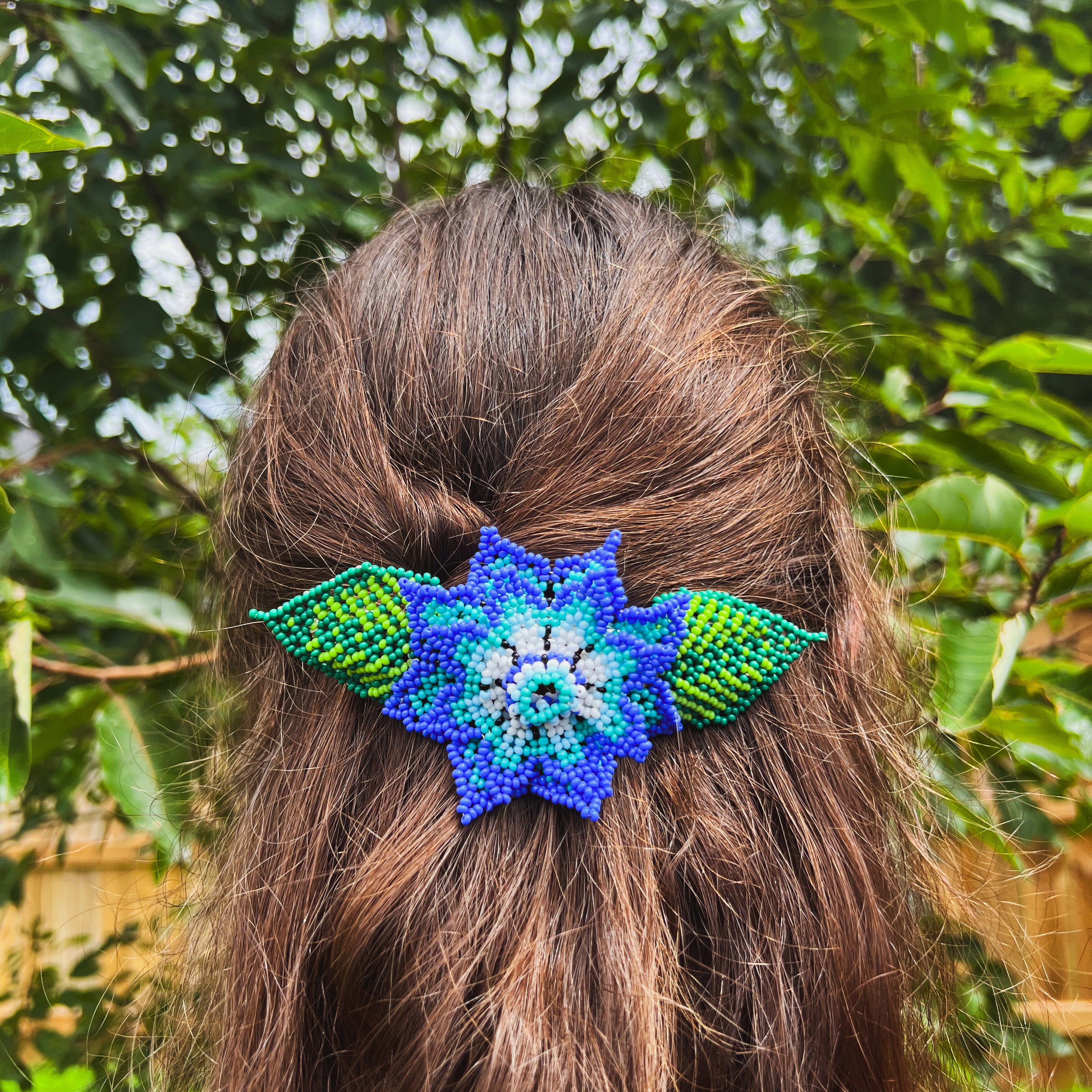 Flor Barrette ✻ Embera Beaded Hair Barrettes