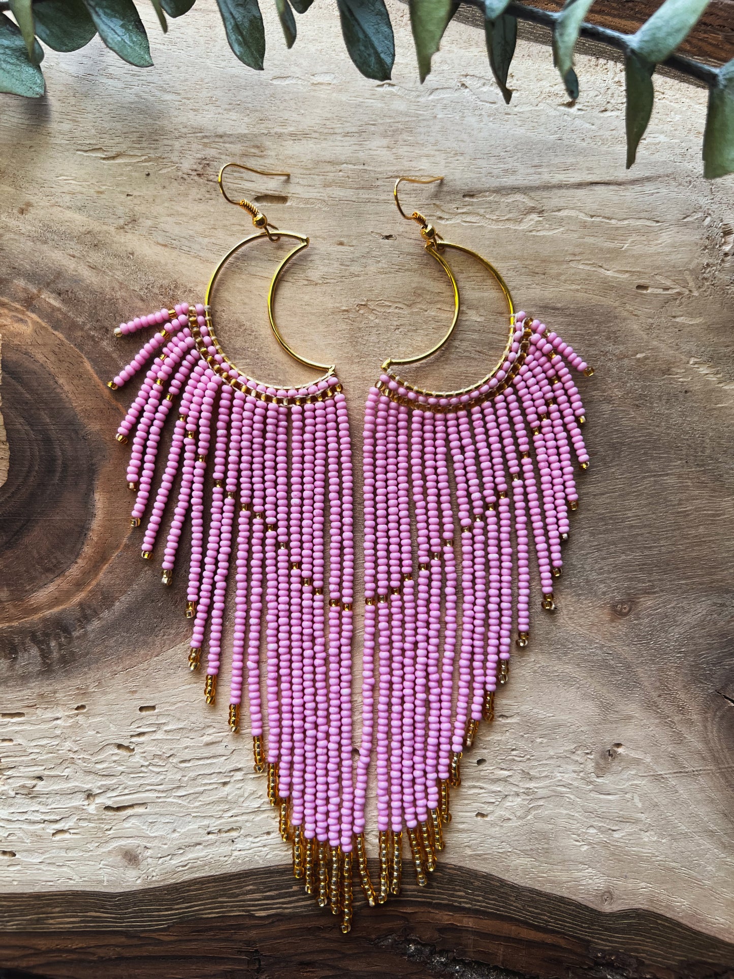 Media Luna ✻ Misak Beaded Earrings