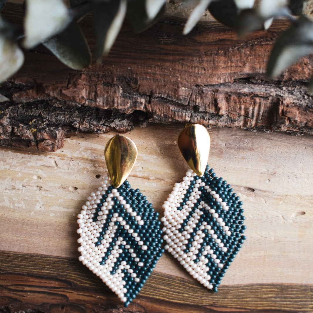 Diamante ✻ Misak Beaded Earrings