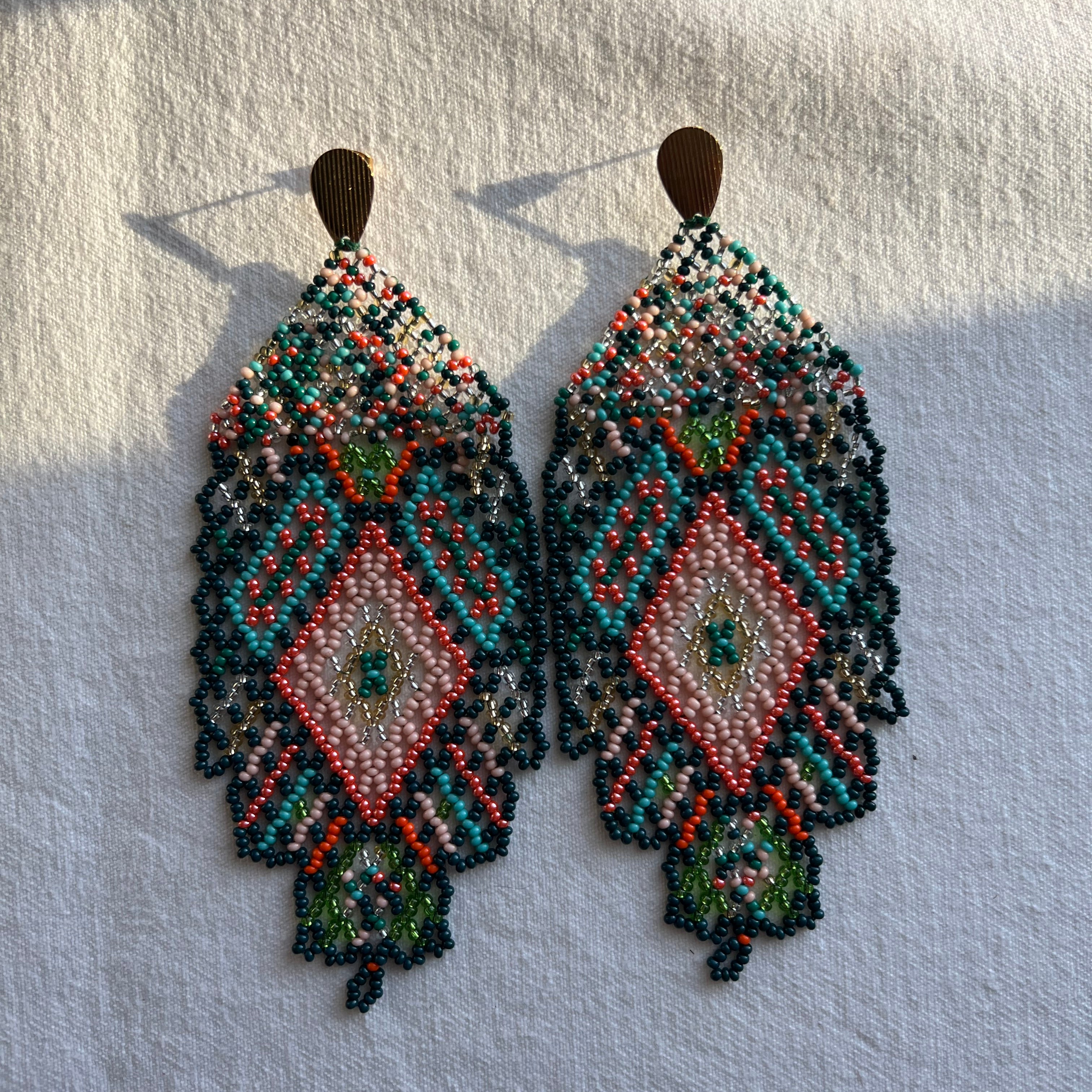 Lace-y ✻ Inga Beaded Earrings