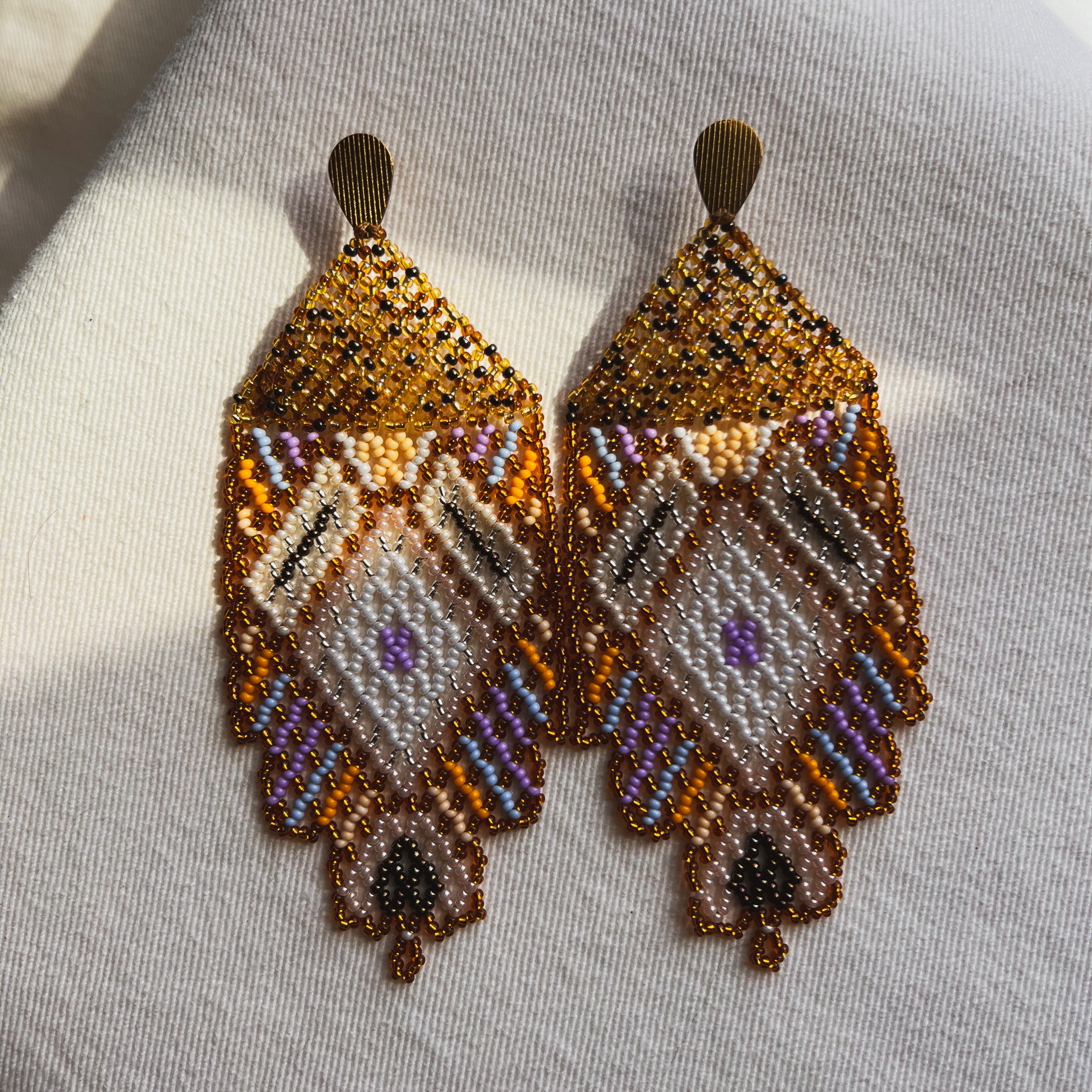 Lace-y ✻ Inga Beaded Earrings