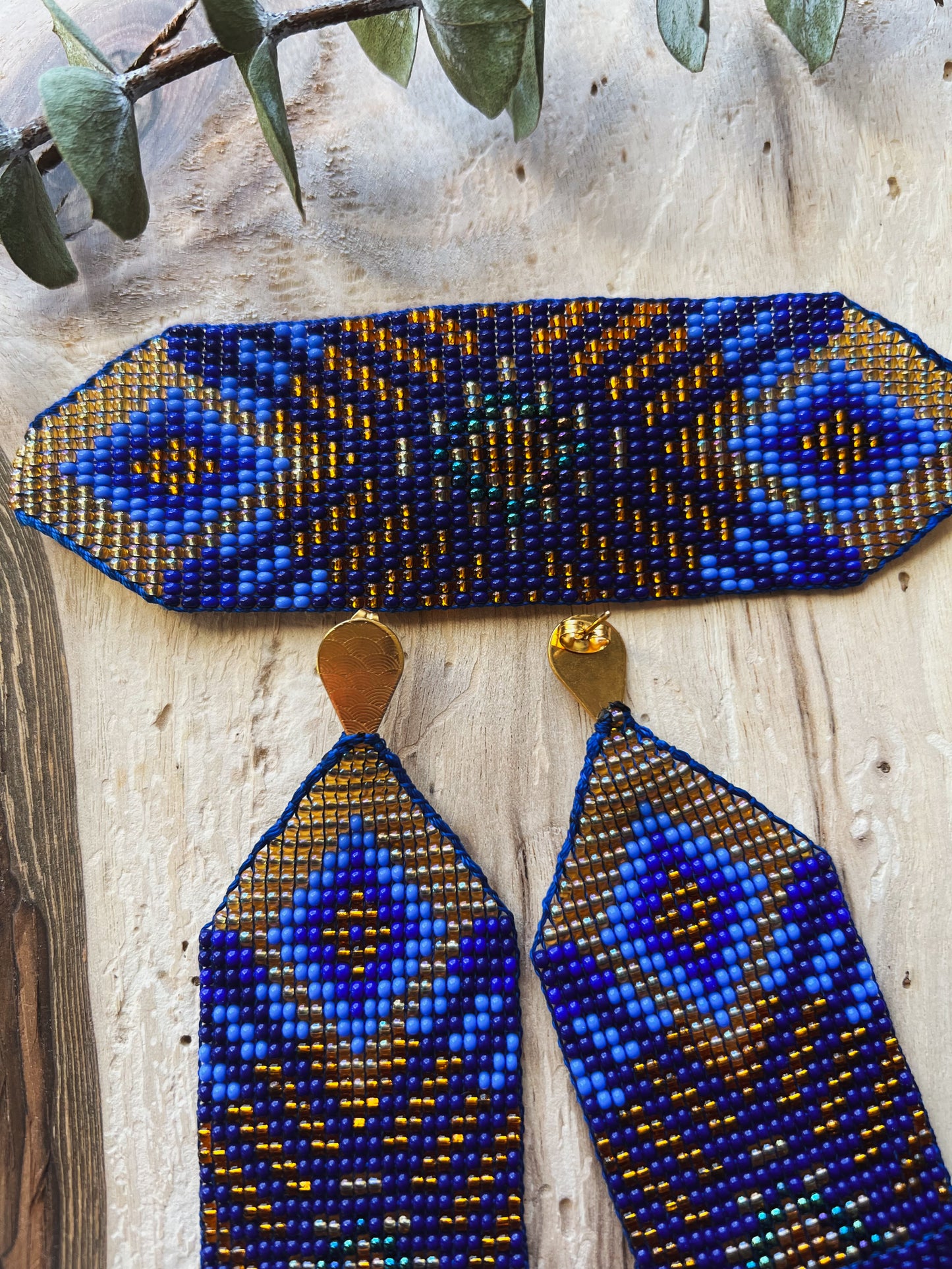 Sol Set ✻ Inga Beaded Earrings + Bracelet Set