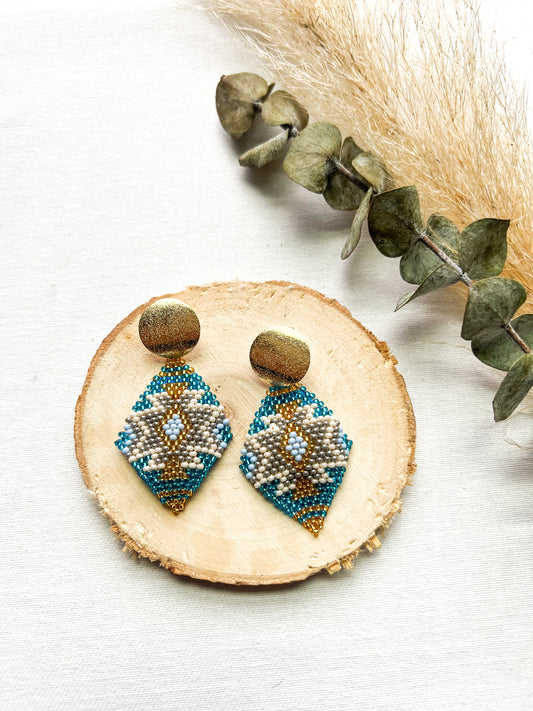 Diamante ✻ Misak Beaded Earrings