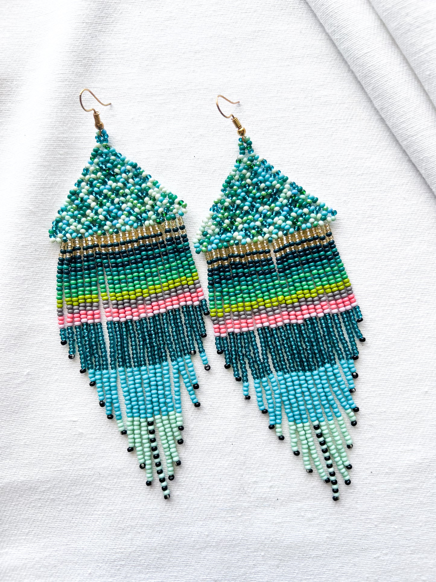 Retro Sunsets ✻ Inga Beaded Earrings