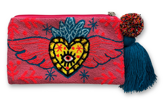 Ojo Tapizada ✻ Large Wayuu Clutch