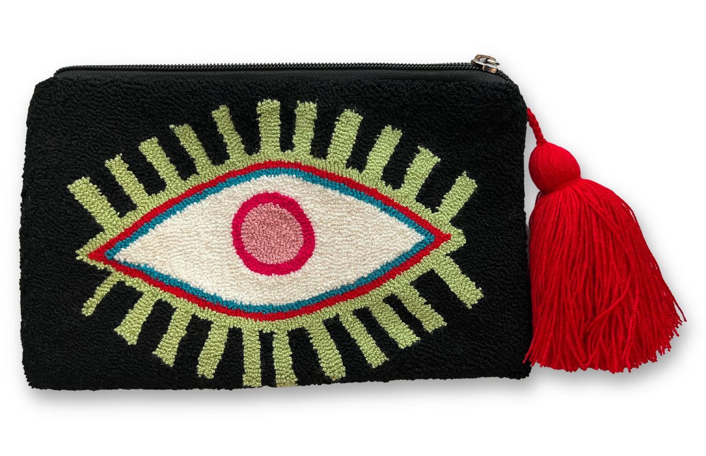 Ojo Tapizada ✻ Large Wayuu Clutch