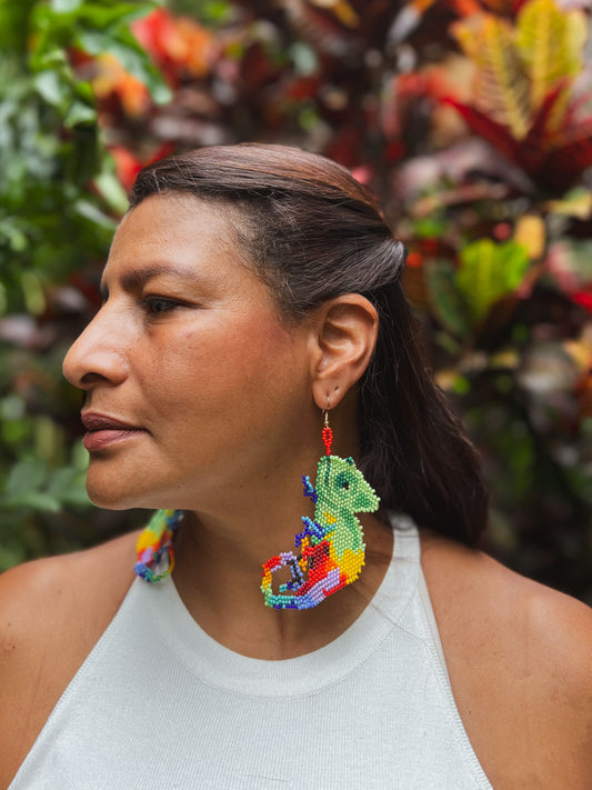 Cameo ✻ Embera Beaded Earrings