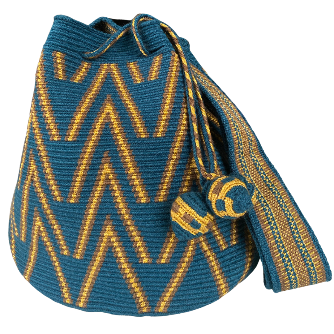 1 THREAD Sapphire ✻ Wayúu Mochila