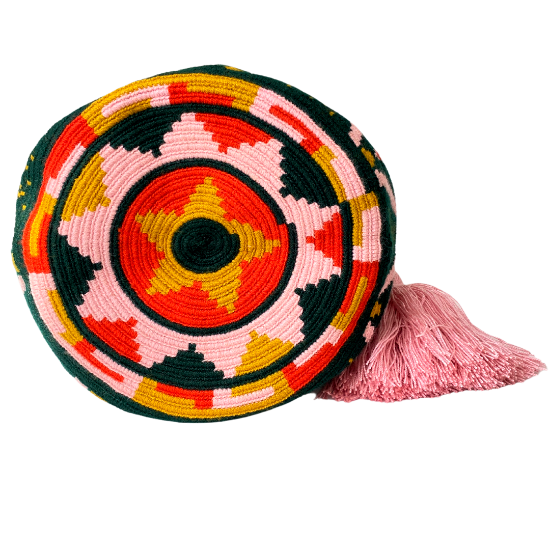 Sol Verde ✻ Large Wayuu Mochila