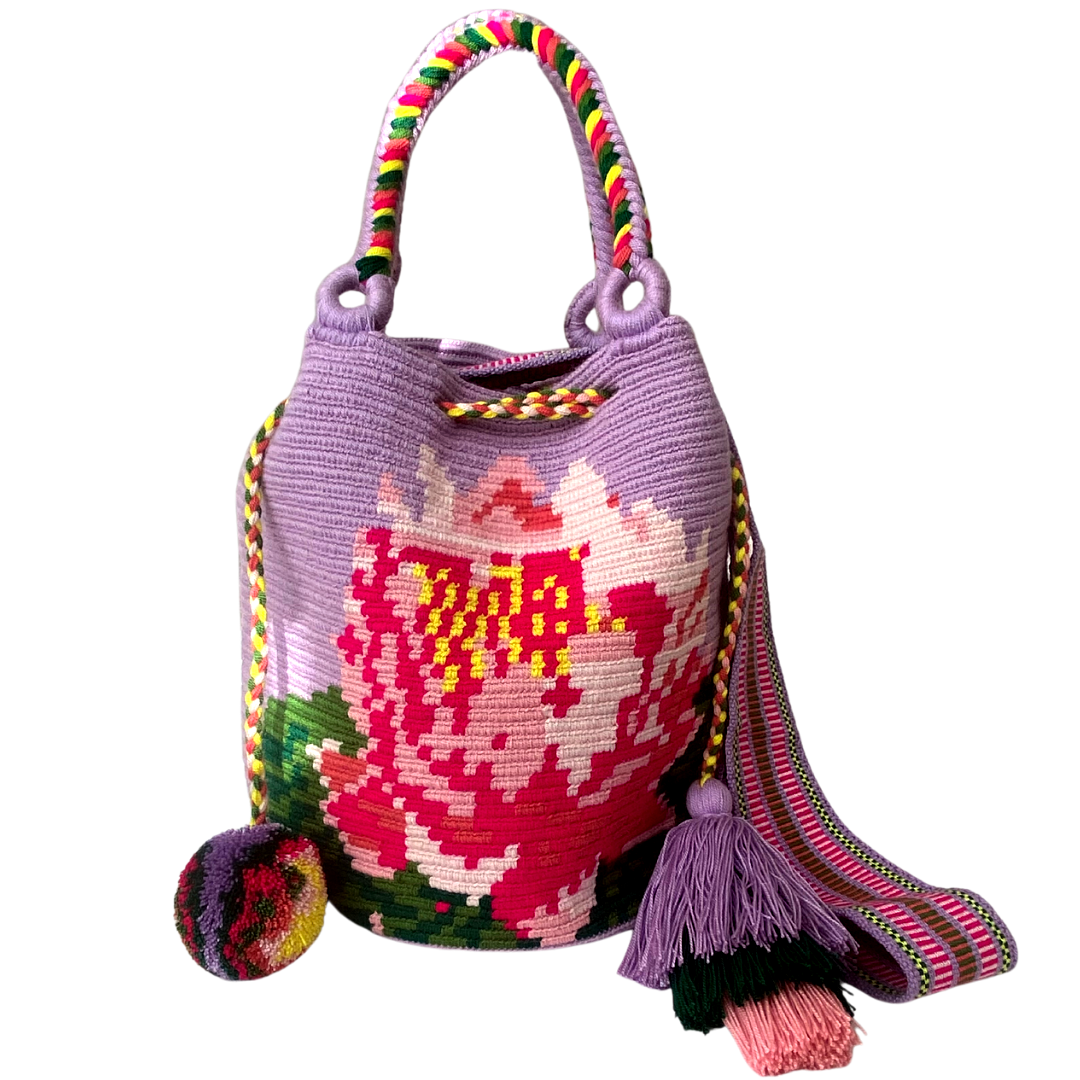 Lilac Purse  ✻ Large Wayuu Mochila