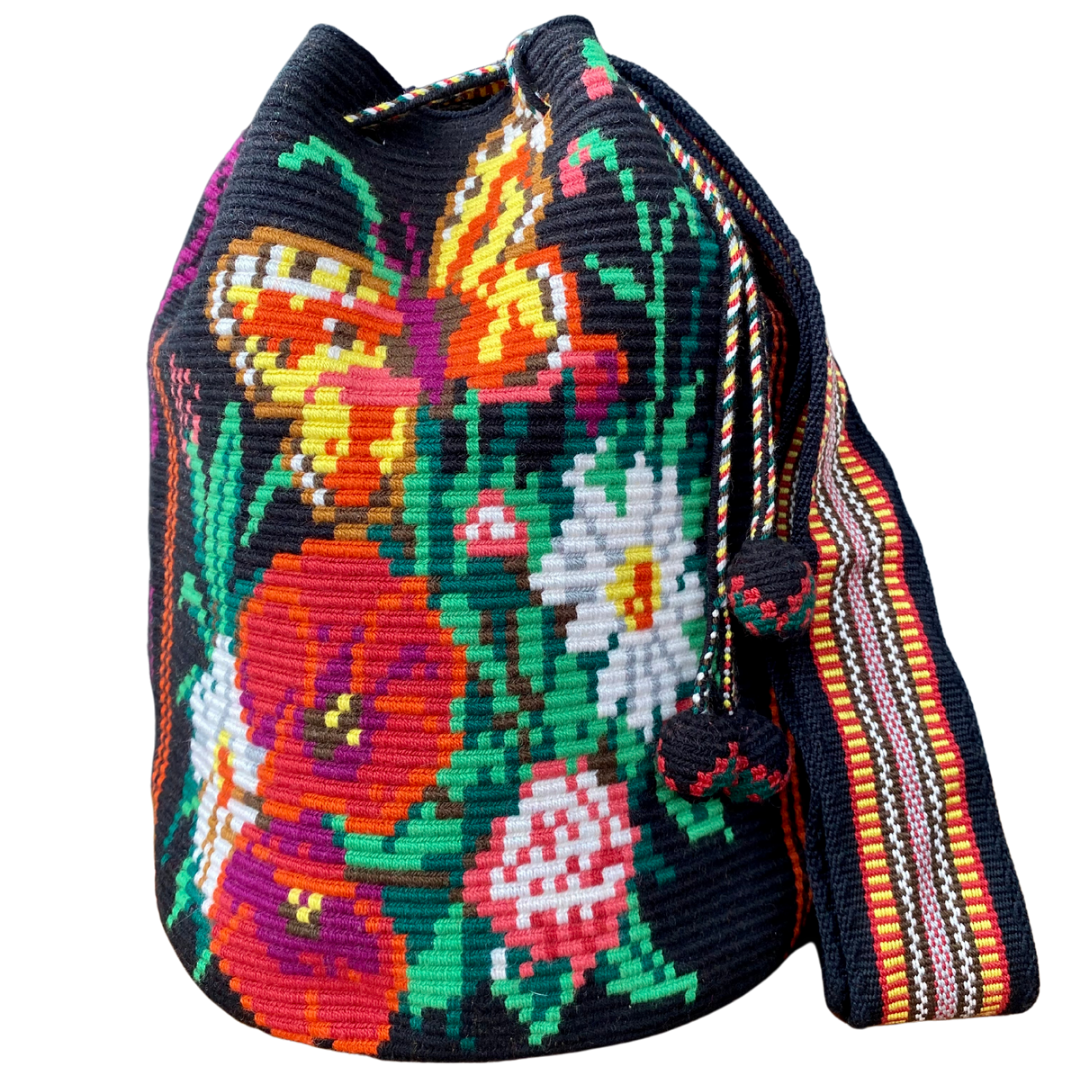 1 THREAD Flor ✻ Large Wayúu Mochila