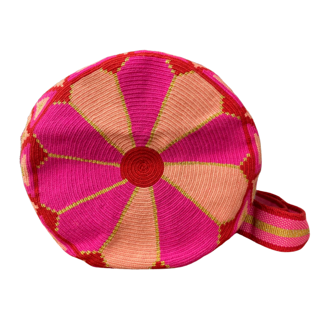 1 THREAD Pink ✻  Large Wayuu Mochila