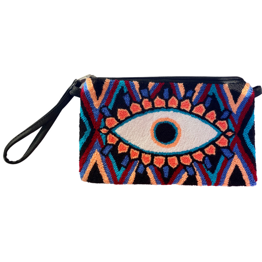 Ojo Tapizada ✻ Large Wayuu Clutch