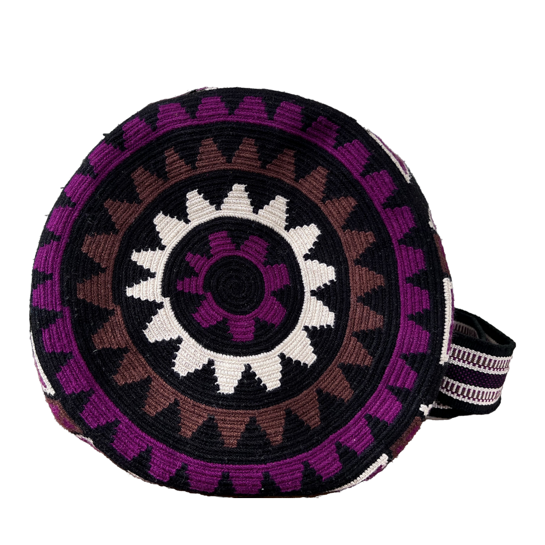 1 THREAD Midnight  ✻  Large Wayuu Mochila