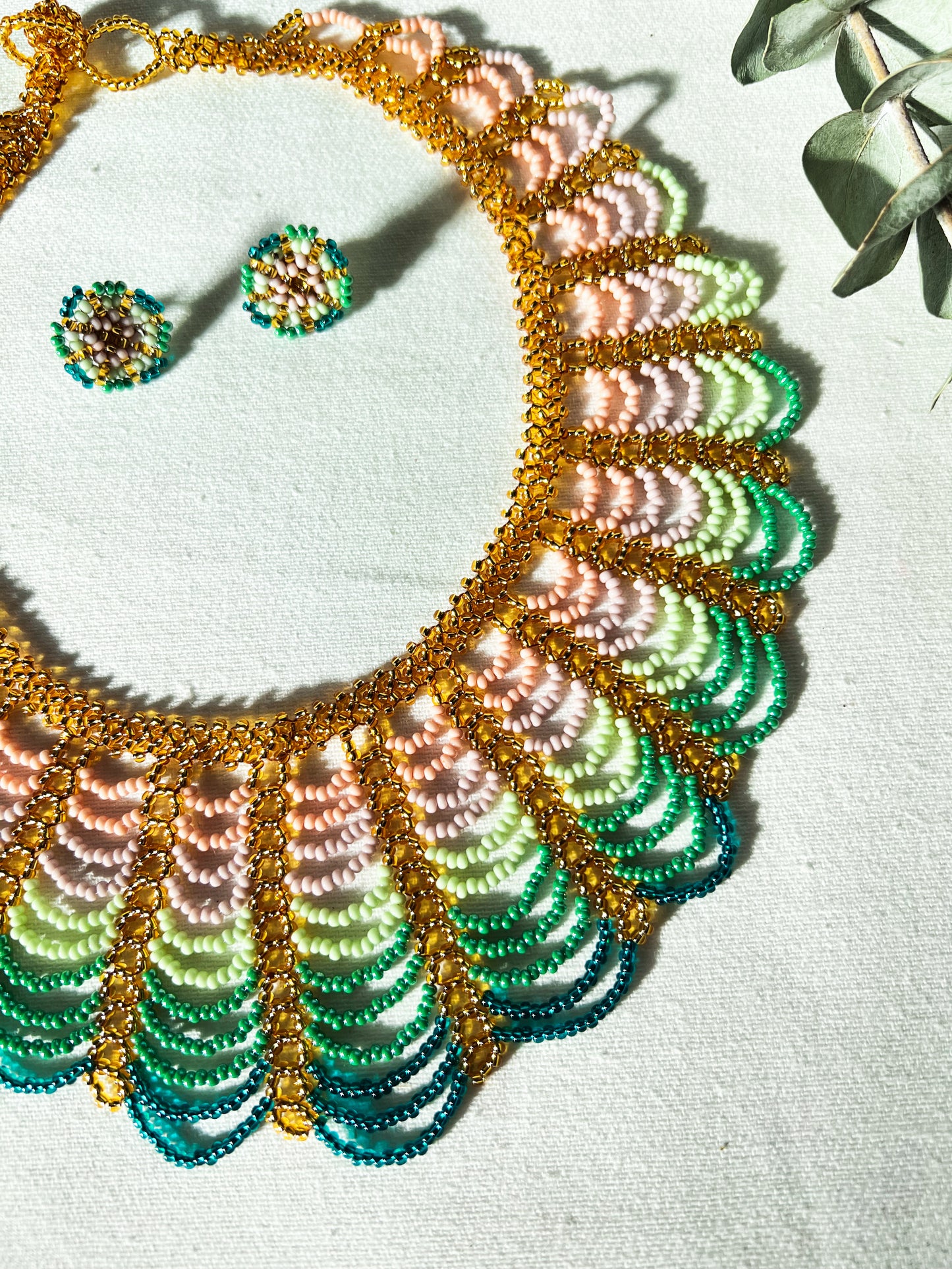 Michi Set ✻ Inga Beaded Necklace