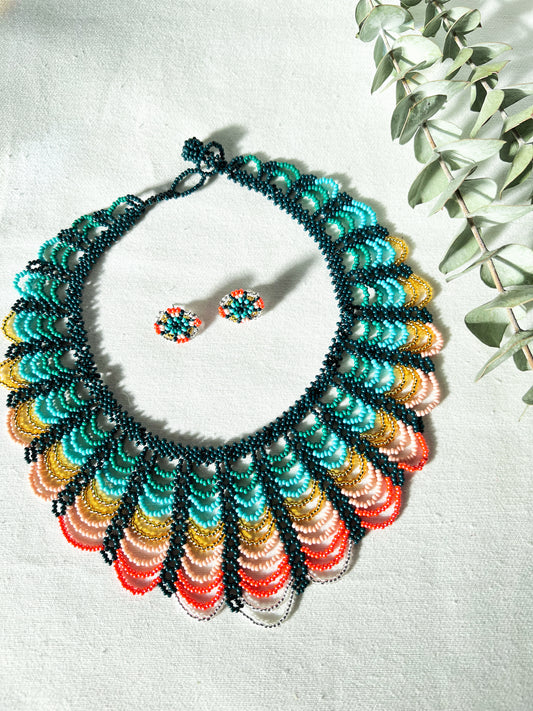 Michi Set ✻ Inga Beaded Necklace