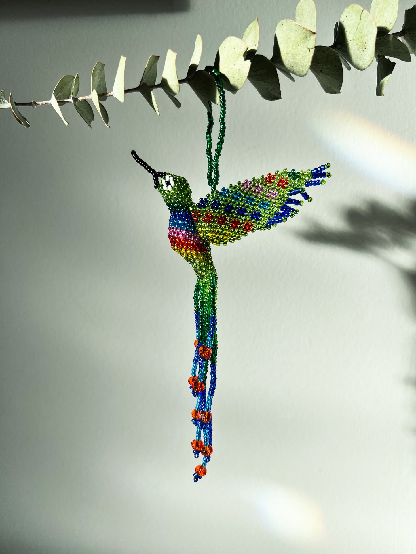 Colibri ✻ Emberá Beaded Keychain