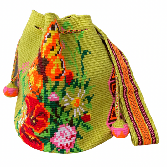 1 THREAD Mariposa ✻ Large Wayúu Mochila